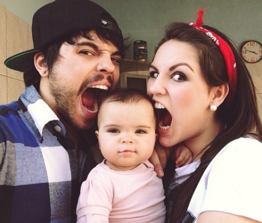 No matter how white your teeth are, you should not eat your photogenic baby.