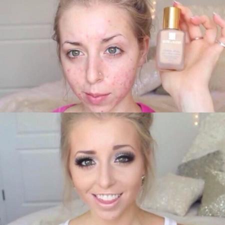The power of makeup, I mean illusion!