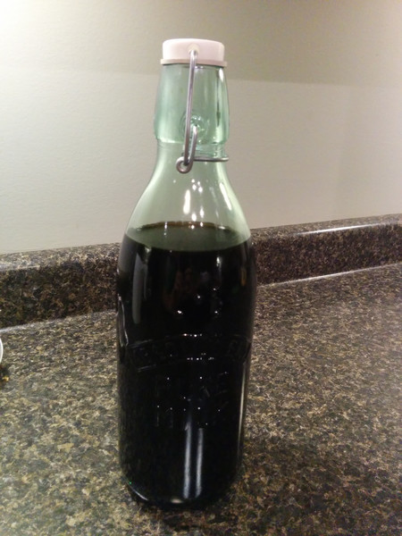 Bottled.  Poured straight from the pitcher.